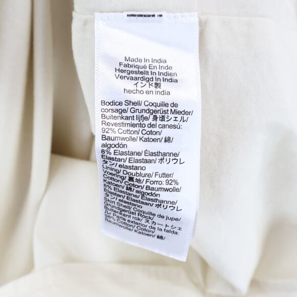 J.Crew Drop Waist Mixy Dress Natural Size XS Tall NWT - Picture 9 of 10